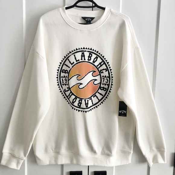 Billabong, Mens Graphic Logo Range, Crew Neck Sweatshirt, Size L, New With Tags - Picture 1 of 14